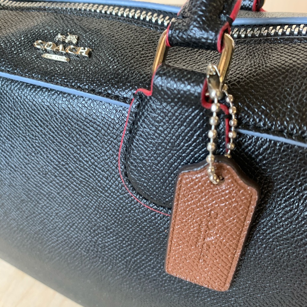🛍SOLD🛍 COACH BLACK MINI BENNETT SATCHEL WITH EDGEPAINT - Picture 14 of 16
